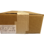 AMS-3610B 16x14x36 Brown Trash Bags Liner 20-30gal, 250/cs LLD-36XH