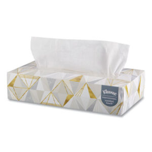 Facial Tissue Rectangular Kleenex Facial Tissue – Flat Rectangle Box – 125/bx – 48bx/cs – 21606 ...