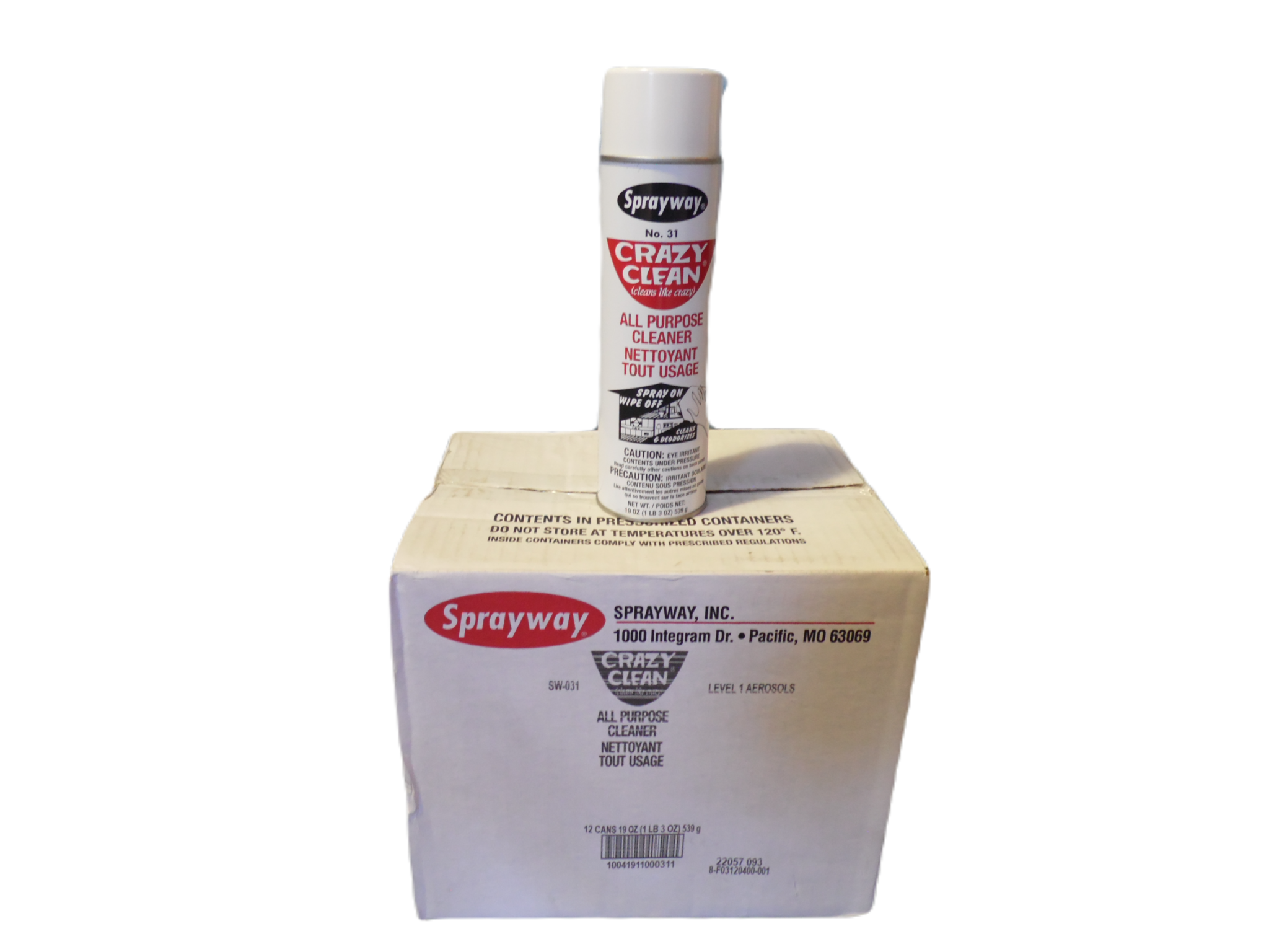 Claire All Purpose Cleaner Crazy Clean 19oz 12/cs (Mr Foamy