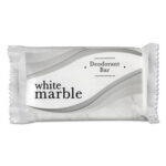 Dial - White Marble Deodorant Bar Soap Indv Wrapped - White - 1.5oz - 500/cs