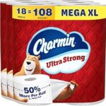 Charmin Ultra Strong Toilet Paper, 18 Mega XL = 108 Regular