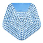 Boardwalk Anti-Splash Urinal Screen, Clean Cotton Scent, Blue, 0.11 oz, 10/Box