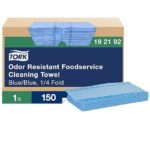 Tork - Antimicrobial Foodservice Cloth, 13 x 24, Blue, 150PK